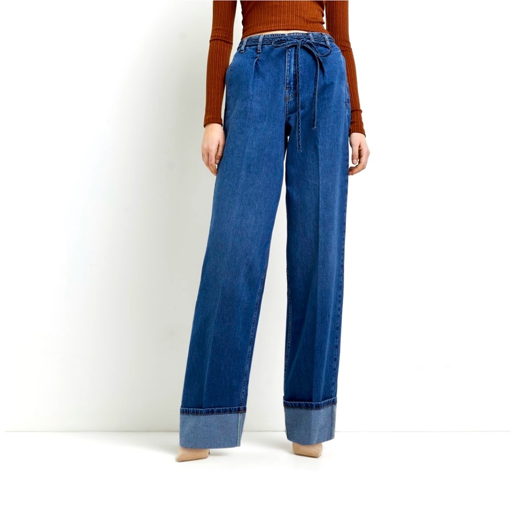 River Island High Waisted Straight leg jeans